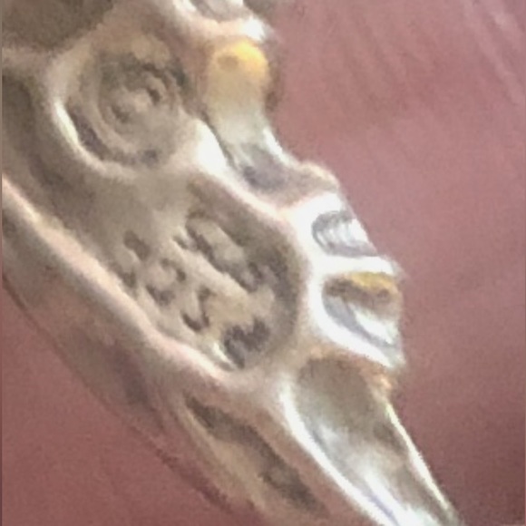 Vintage Peter Stone Sterling Silver Whimsical Fairy/Pixie Necklace 16” w1” ext - Picture 5 of 5